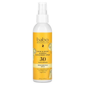 Babo Botanicals mineral sunscreen spray Babo Botanicals Mineral Sunscreen Spray - קרם הגנה לעור שמן
