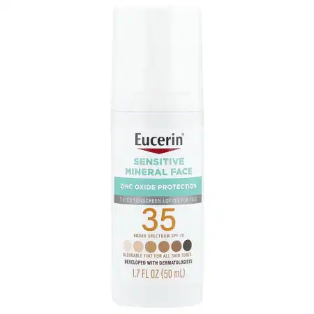 Eucerin Tinted SPF 35 - קרם הגנה עם גוון לעור רגיש